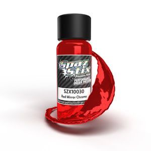 Spaz Stix Airbrush Ready Paint Red Mirror Chrome 2oz
