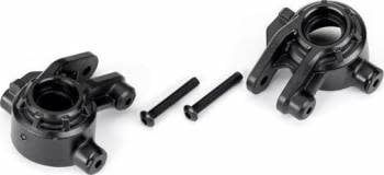 Traxxas Steering blocks, extreme heavy duty, black