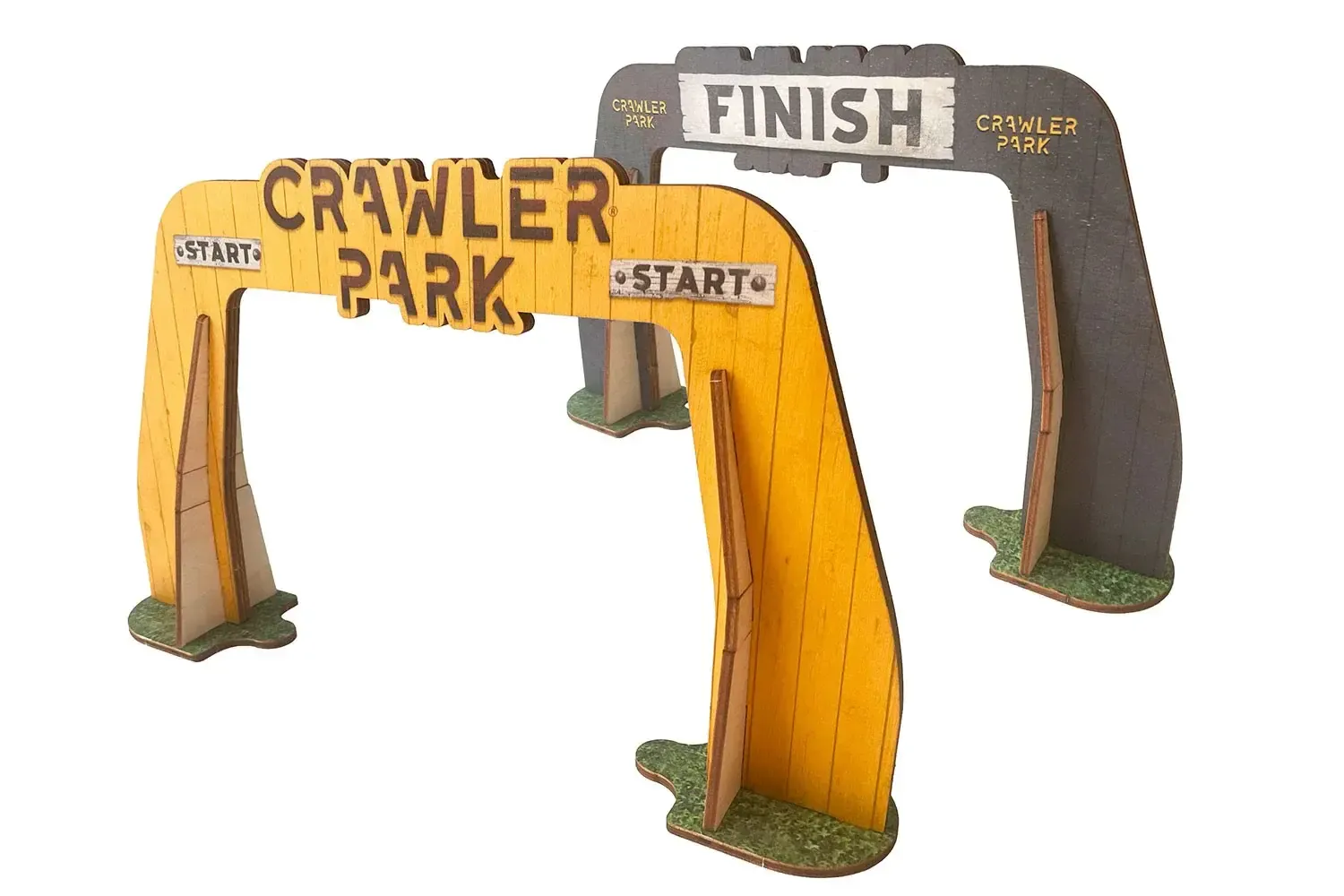 ToysWD Crawler Park Start Finish Arch for RC 1/24 1/18