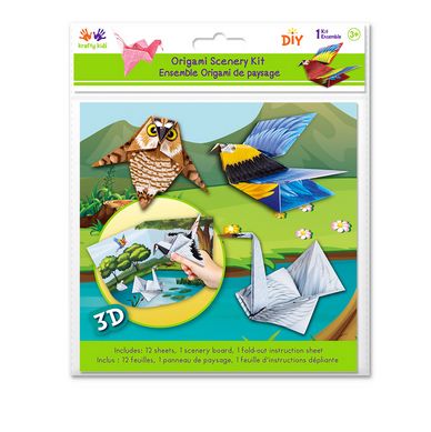 Krafty Kids Origami DIY Scenery Bird Kit