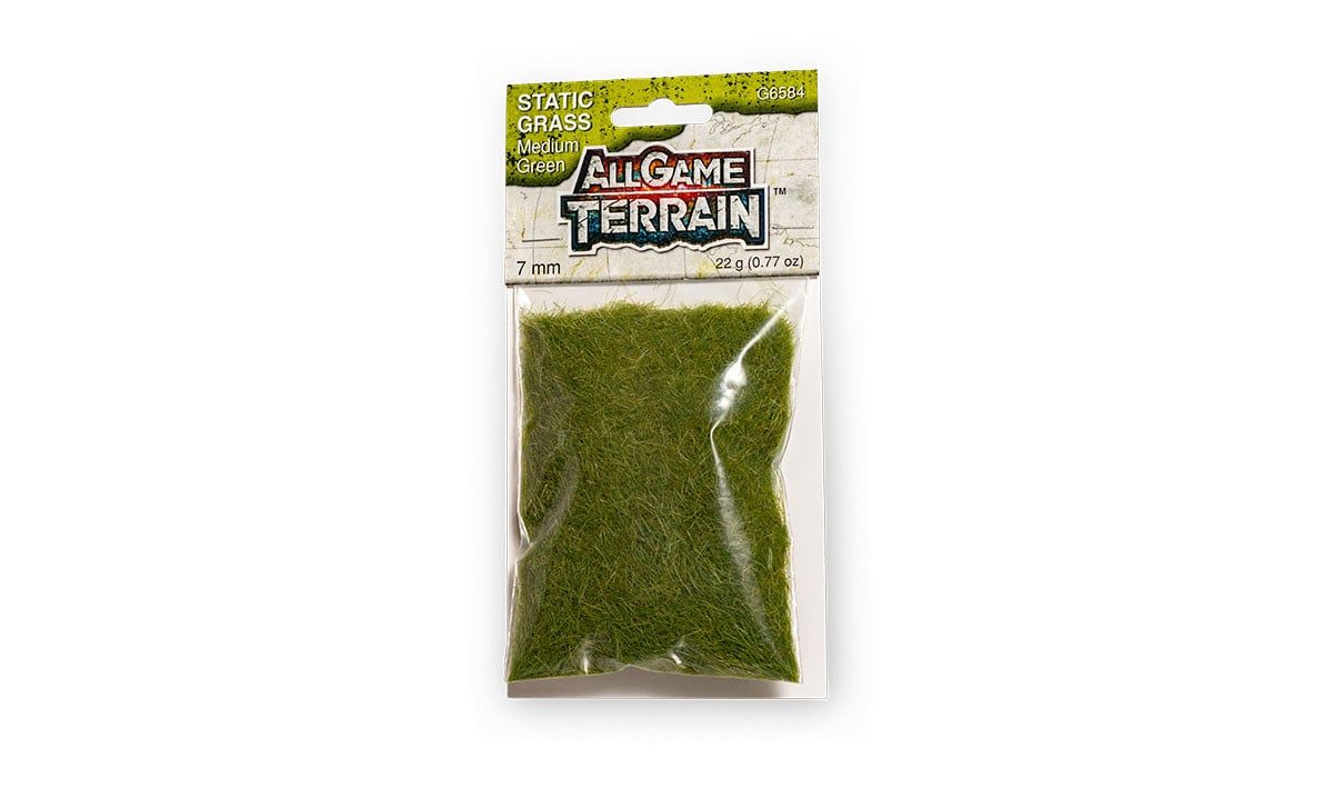 All Game Medium Green Static Grass 7mm