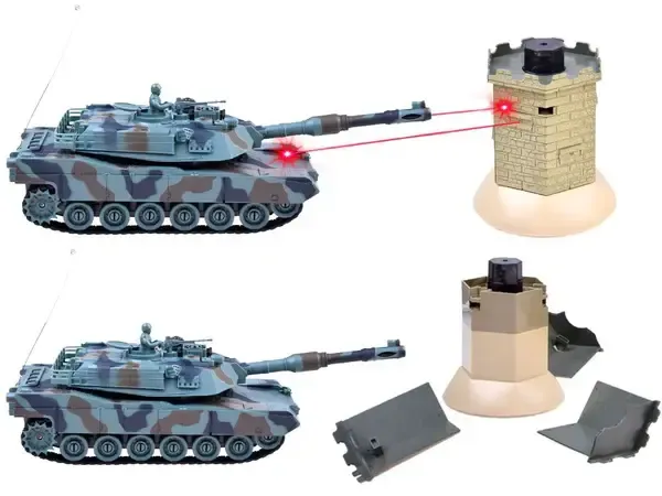 RC Pro 1/28 RC Battle Tank T90 vs Bunker