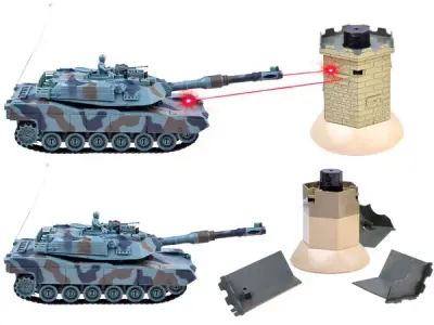 RC Pro 1/28 RC Battle Tank T90 vs Bunker