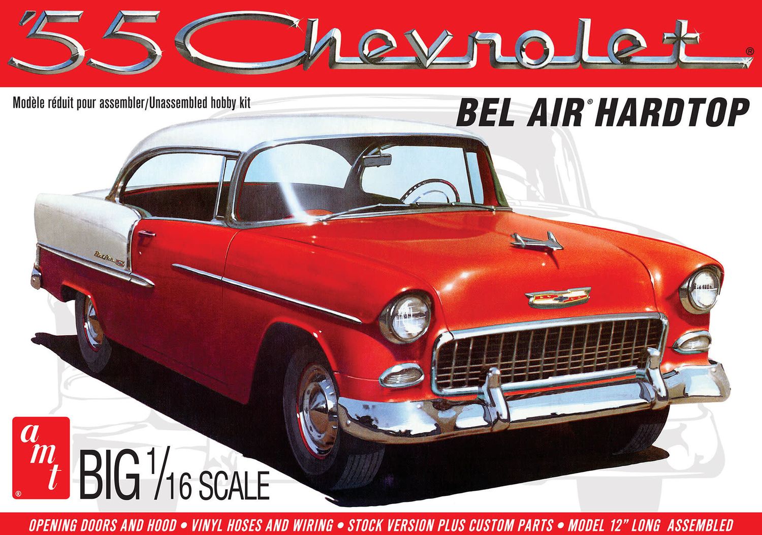 AMT\ERTL 1/16 55 Chevy Bel Air Hardtop