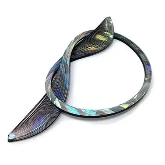 Quilled Creations Quilling Paper Holofoil on Black 1/8in