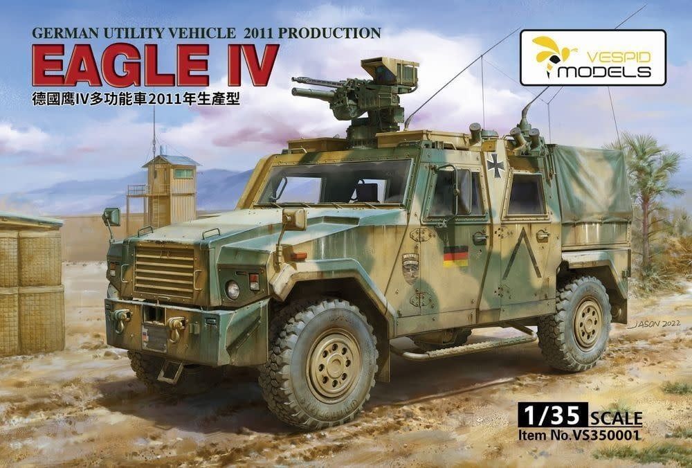 Vespid 1/35 German Eagle IV Utility Vehicle Deluxe