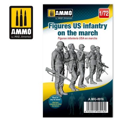 Ammo of MIG 1/72 Figures US Infantry on the March Resin