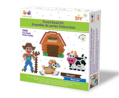 Krafty Kids DIY Scenery Iron on Fused Kit Barnyard