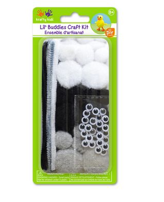 DIY Craft Kit Chenille Stems/Poms/Googly Eyes E) Classic DIY Craft Kit Chenille Stems/Poms/Googly Eyes E) Classic