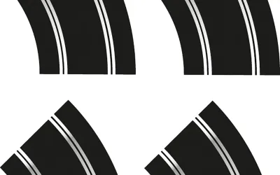 Scalextric Standard Straight and R2 Curve Track Extension Pack