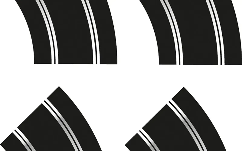 Scalextric Standard Straight and R2 Curve Track Extension Pack