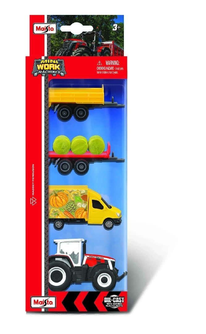 Maisto Mini Work Machines 4pc