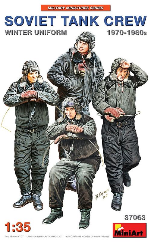 Miniart 1/35 Soviet Tank Crew 1970-1980s. Winter Uniform