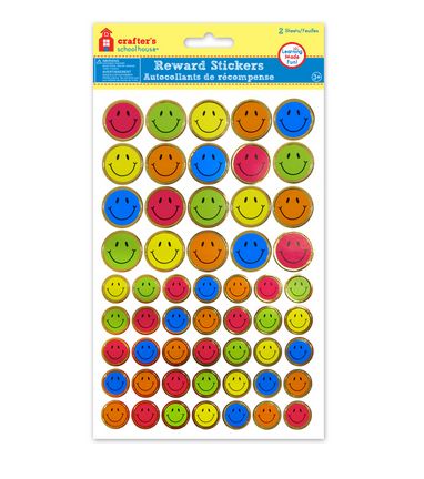 Crafter&#39;s Schoolhouse Assorted Motivational Stickers 2CT 12pc Good Job
