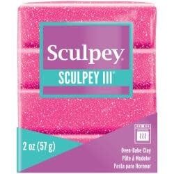 Sculpey/Polyform Pink Glitter Clay 2 oz