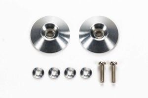 Tamiya JR 17mm Aluminum Ball Race Rollers, Tapered/Ringless