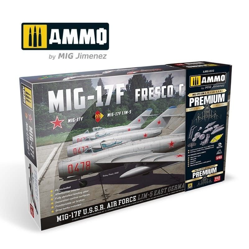 Ammo of MIG 1/48 MiG-17F / LIM-5 U.S.S.R.-G.D.R. (Premium Ed)