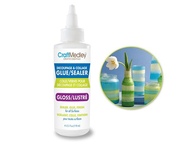 CraftMedley Glue and Sealer Glossy 4oz CraftMedley Glue and Sealer Glossy 4oz