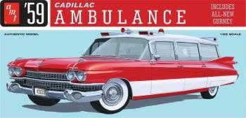 AMT\ERTL 1/25 1959 Cadillac Ambulance With Gurney