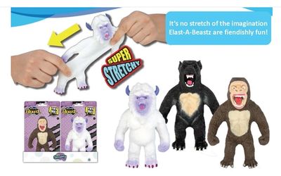 Toysmith  ORB Sensory Elast-A-Beastz PDQ Asst