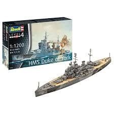 Revell 1/1200 Battleship HMS  Duke Of York