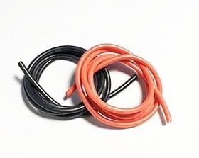 APS #8 AWG Soft Flex Silicone 3ft Wire Cable Precut Black &amp; Red