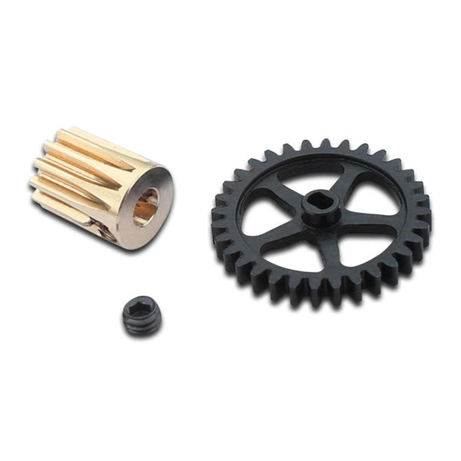 Furitek Brushless Conv, 0.5M Spur and 12T Pinion: SCX24