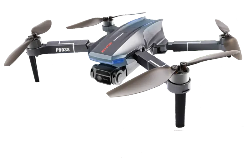 RC Pro 2.4G 1080P Dual camera brushless drone with remote gimbal