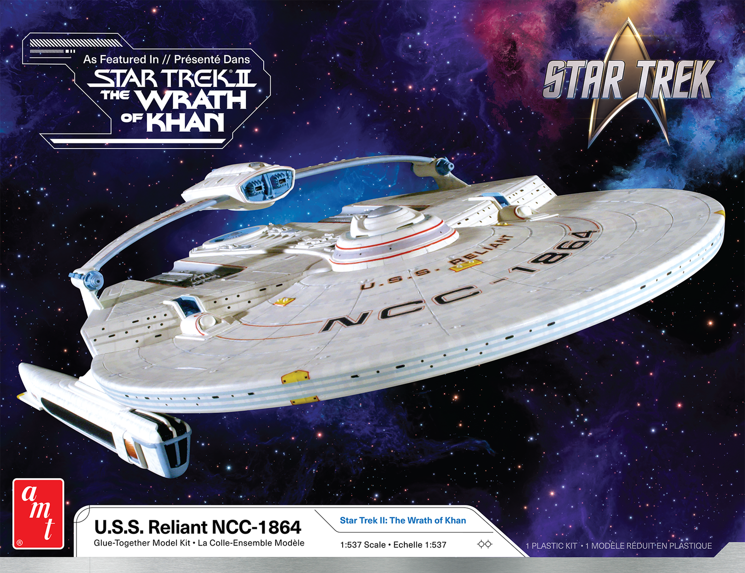 AMT\ERTL 1/537 Star Trek II USS Reliant Wrath Of Khan