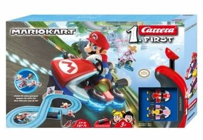 Carrera First Nintendo Mario Kart Mario and Peach Slot Car and Track Set