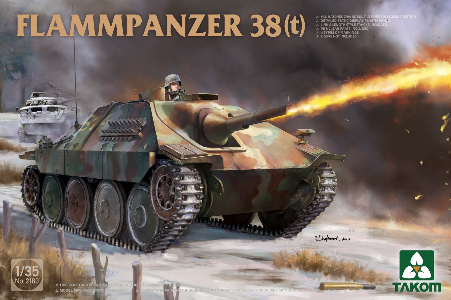 TAKOM 1/35 FLAMMPANZER 38(t)