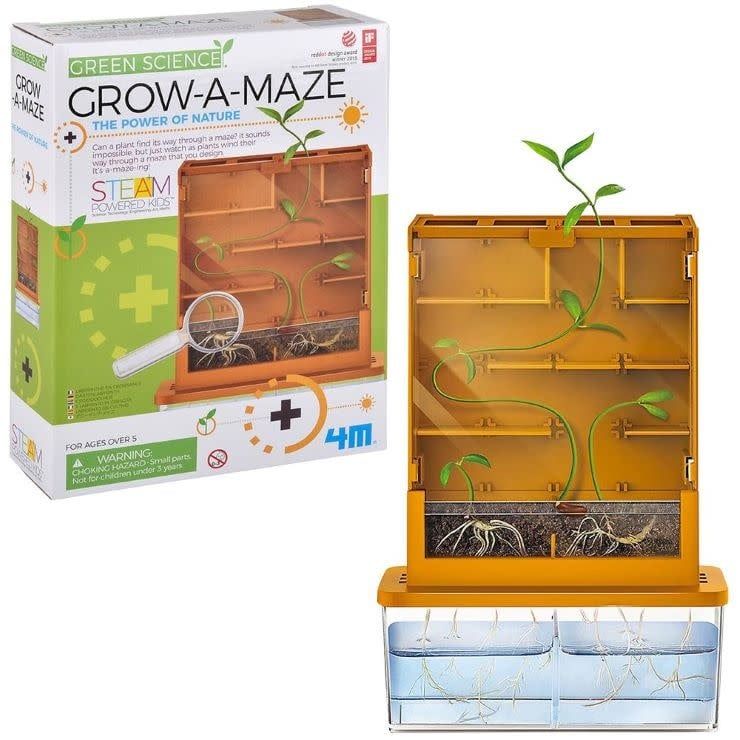 4M Grow-A-Maze with Plants Green Science Kit