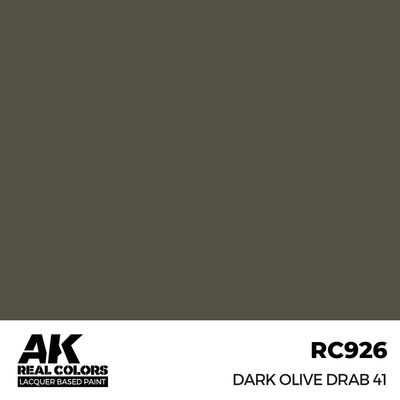 AK Interactive Real Colors Dark Olive Drab 41 17ml