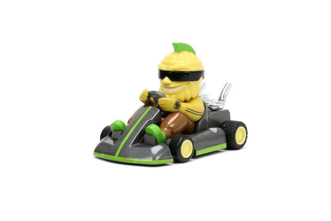 Jada Toys 3.5" Fart Karts With Pullback &amp; Sound - Captain Corn