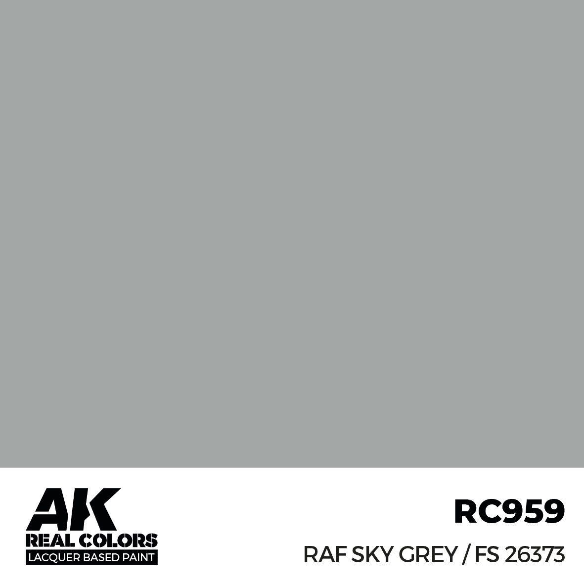 AK Interactive Real Colors RAF Sky Grey / FS 26373 17ml