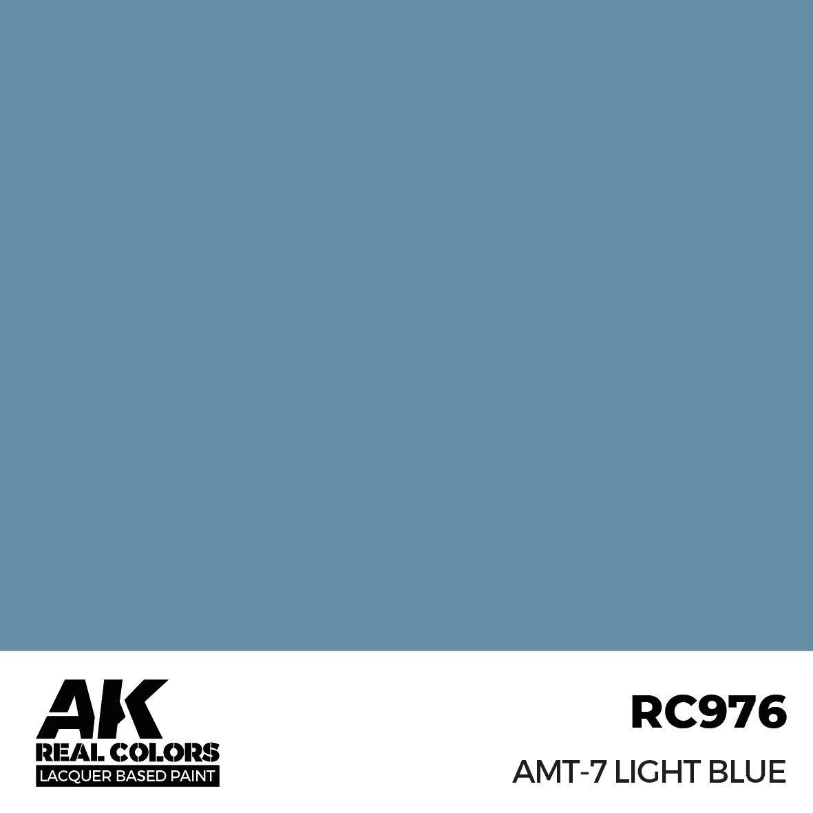 AK Interactive Real Colors AMT-7 Light Blue 17ml