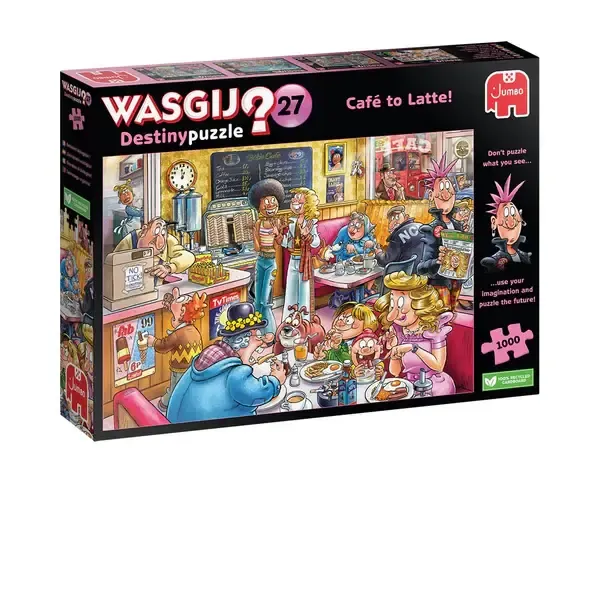 Jumbo Puzzles Destiny #27 Caf� to Latte Wasgij 1000 piece
