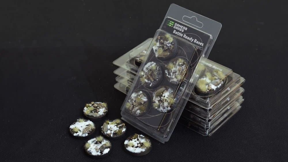 Gamers Grass 40mm Winter Round Bases (5)