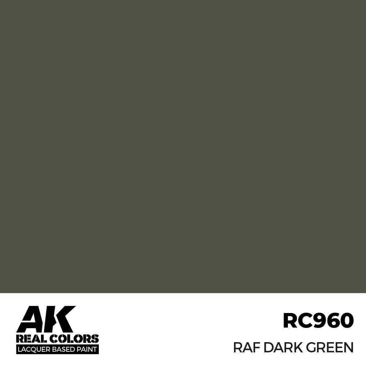 AK Interactive Real Colors RAF Dark Green 17ml
