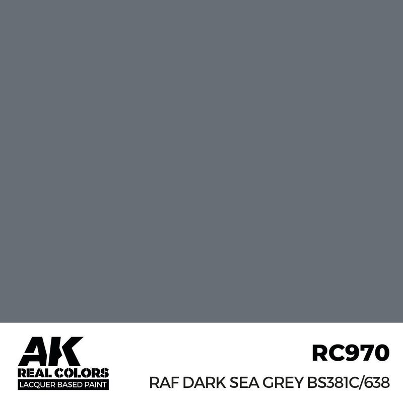 AK Interactive Real Colors RAF Dark Sea Grey BS381C/638 17ml