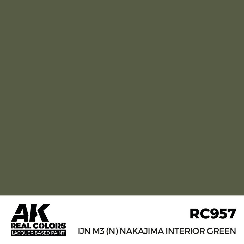 AK Interactive Real Colors IJN M3 (N) Nakajima Interior Green 17ml