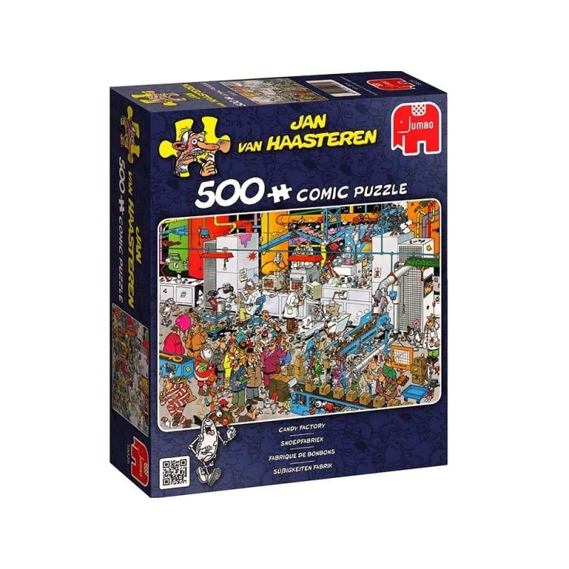 Jumbo Puzzles Candy Factory JVH 500 piece