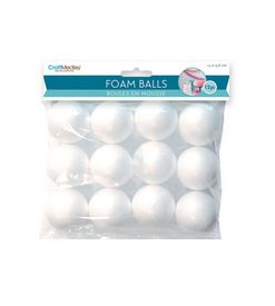 CraftMedley 1.5in Polyfoam Ball 12pc