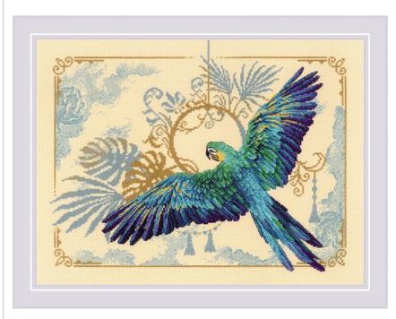 RIOLIS Counted Cross Stitch Kit 15.75&quot;X11.75&quot; Tropical Beauty 14 Count