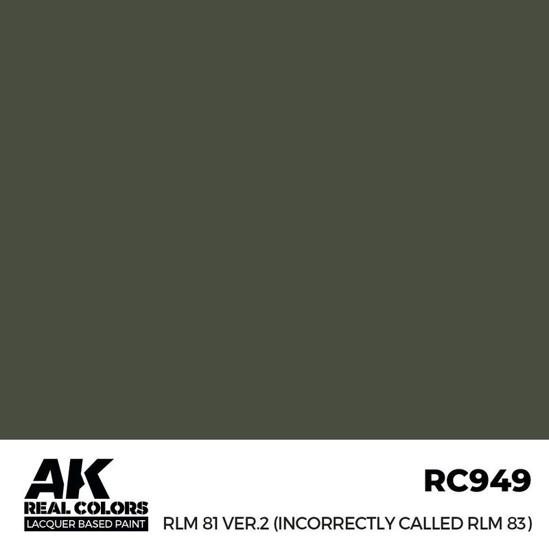 AK Interactive Real Colors RLM 81 Ver.2 (incorrectly called RLM 83) 17ml