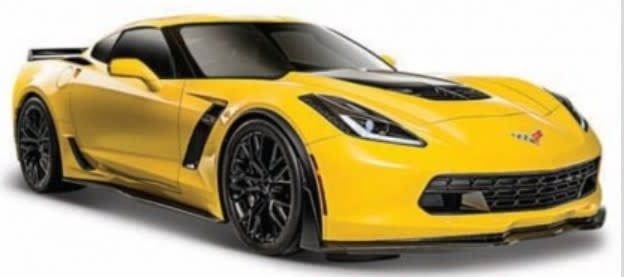 Maisto 1/24 2015 Chevrolet Corvette Z06 (Yellow)