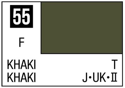 Gunze Mr Color Flat Khaki Lacquer 10ml
