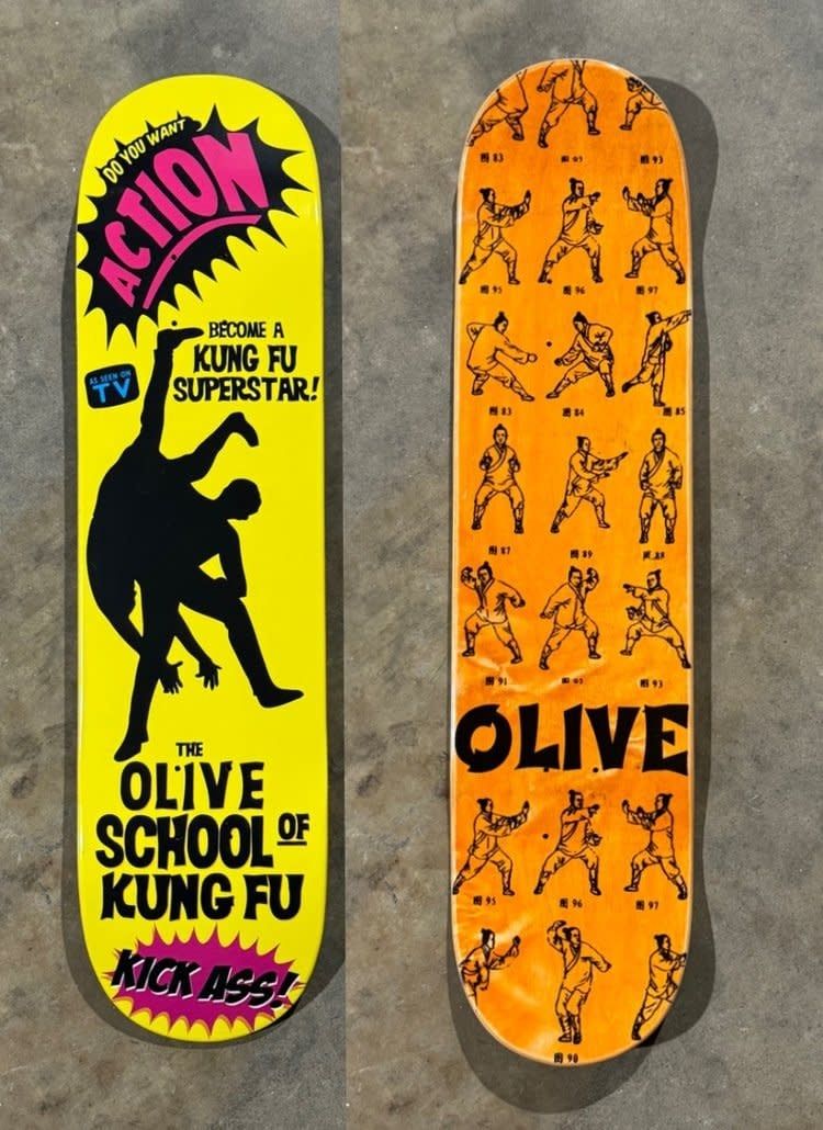 Olive Skateboards Kung Fu 8.00 Deck