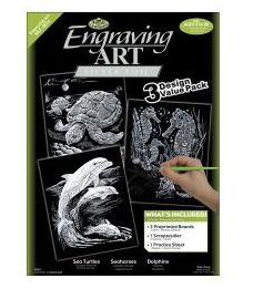 Royal &amp; Langnickel  Foil Engraving Value 3 Pack