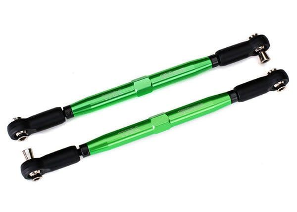 Traxxas Toe links, X-Maxx (TUBES green-anodized, 7075-T6 aluminum)